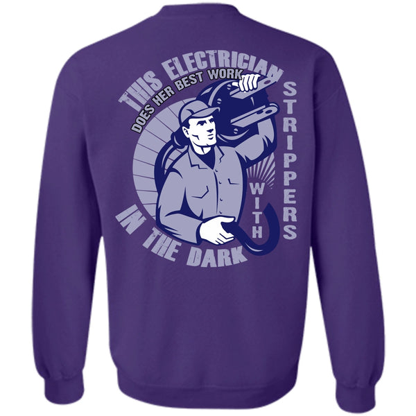 I Love Electrician T Shirt, In The Dark Sweatshirt