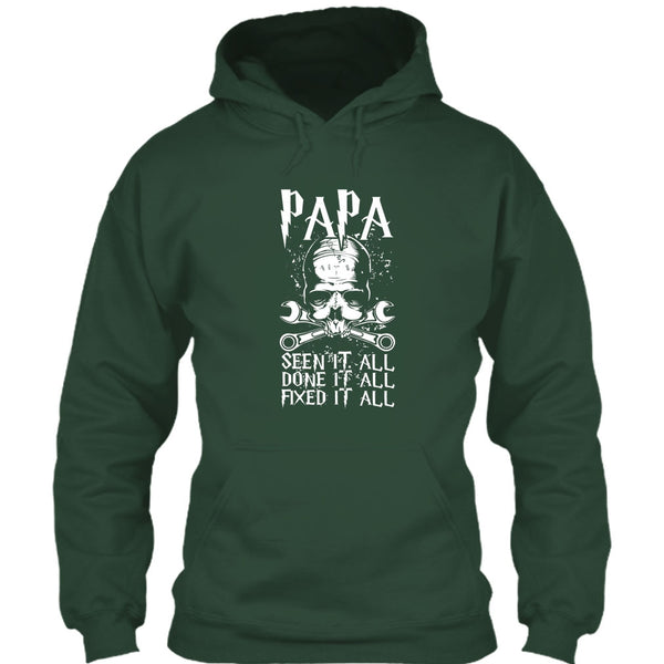 Papa Seen It All T Shirt, Done It All Fixed It All T Shirt