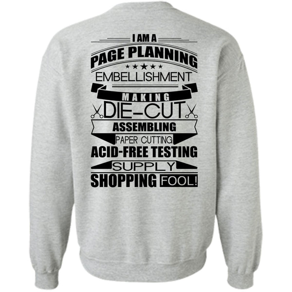 I Love Planner T Shirt, I Am A Page Panning Sweatshirt