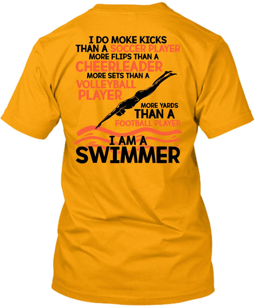 I Am A Swimmer T Shirt, I Love Swimming T Shirt
