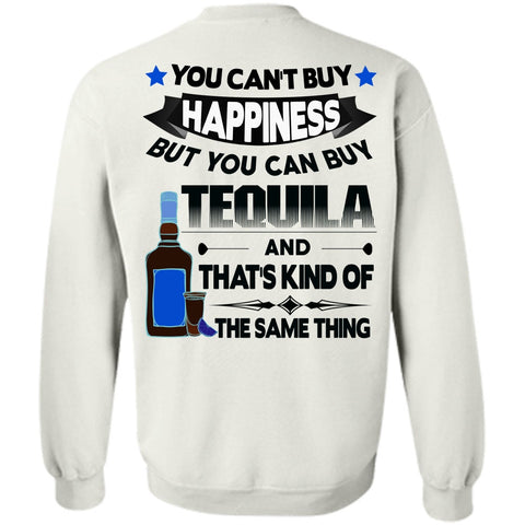 A black t-shirt with the shopify logo