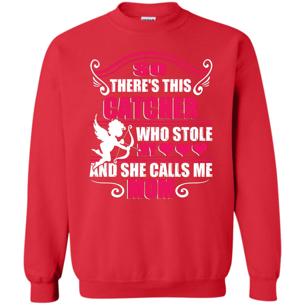 She Calls Me Mom T Shirt, I Love My Catcher Sweatshirt