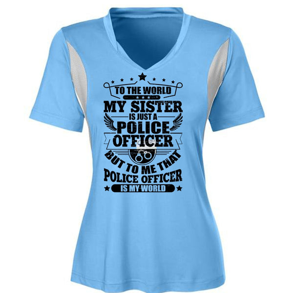 My Sister Is Just A Police Officer T Shirt, I Love Police T Shirt, Awesome T-Shirts