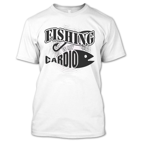 A black t-shirt with the shopify logo