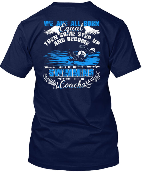 Become Swimming Coach T Shirt, I Love Swimming T Shirt