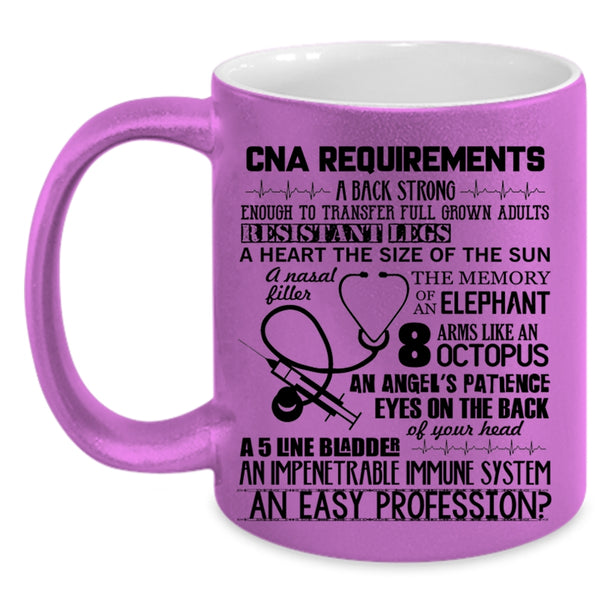 Best Gift For Nurse Coffee Mug, CAN Requirements Accent Mug