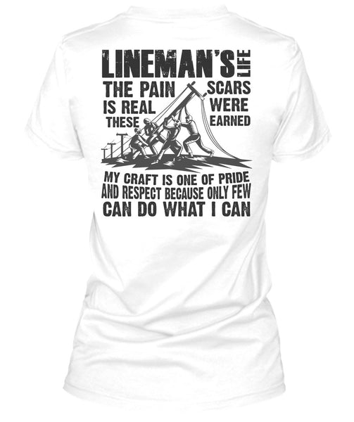 Lineman's Life T Shirt, I Love Lineman T Shirt