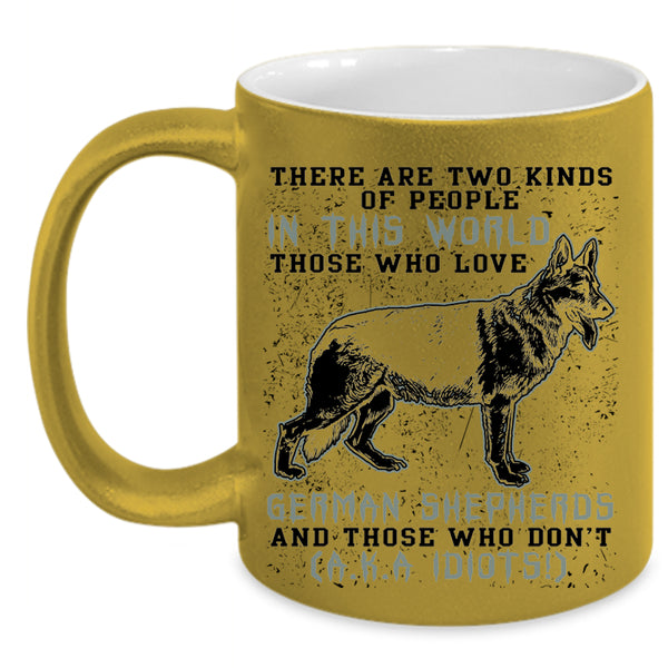 Cool Dog Lover Coffee Mug, Love German Shepherds Accent Mug