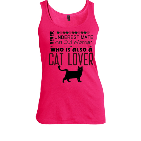 An Old Woman Who Is Also A Cat Lover Shirt, Cool Cat Shirt