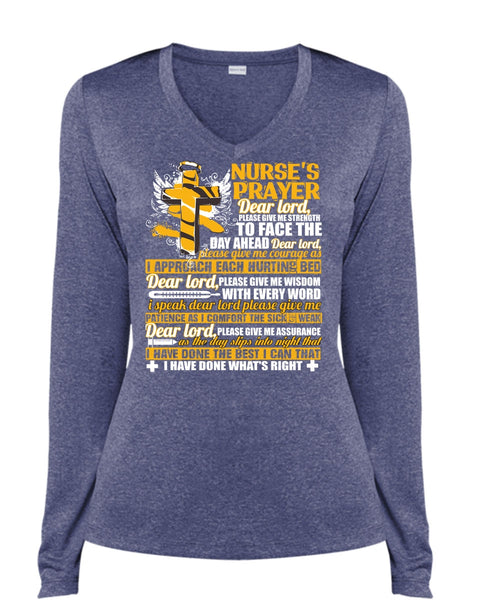 Nurse's Prayer T Shirt, Being A Nurse T Shirt