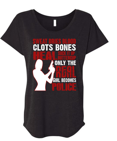 A black t-shirt with the shopify logo