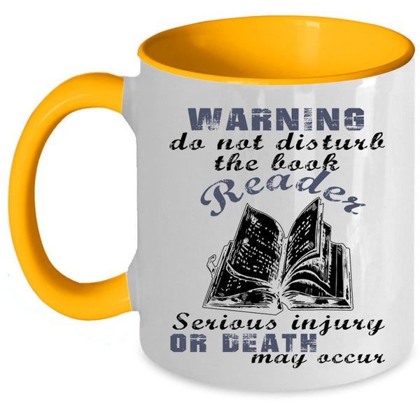 Awesome Book Reader Coffee Mug, The Book Reader Accent Mug