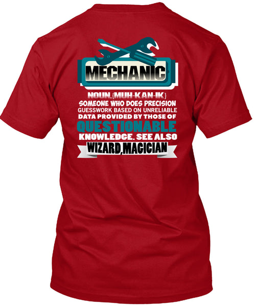 Being A Mechanic T Shirt, Wizard Magician T Shirt