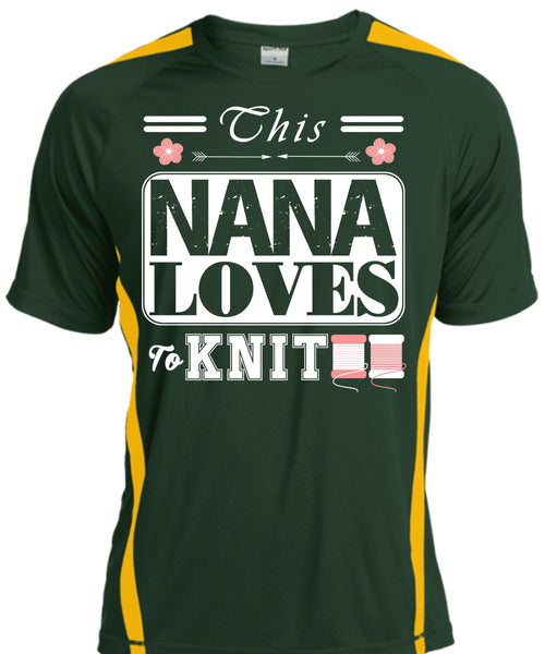 This Nana Loves To Knit T Shirt, Mother's Day T Shirt, Favorite T Shirt