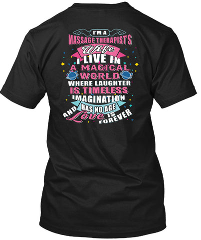 A black t-shirt with the shopify logo
