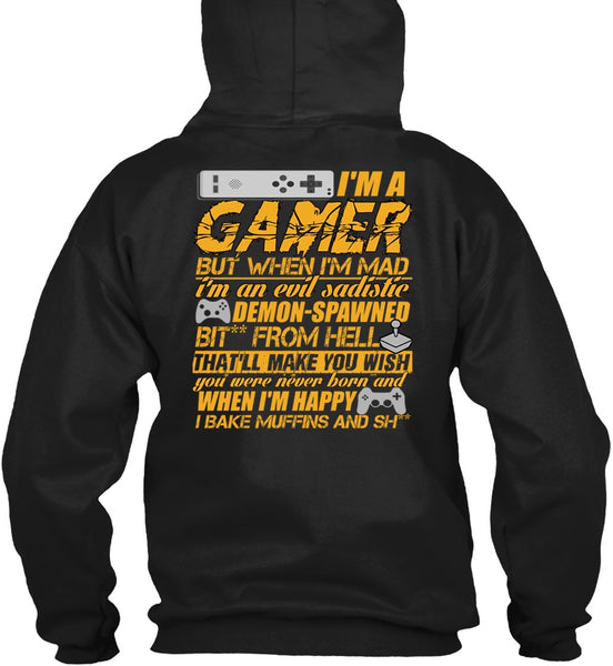 I'm A Gamer T Shirt, I'm Happy T Shirt