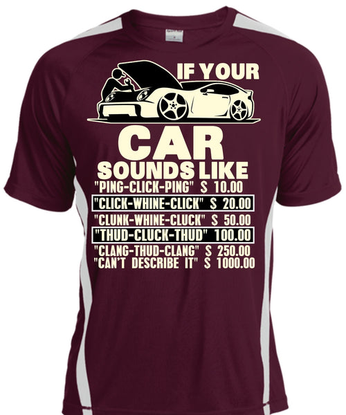If Your Car Sounds Like T Shirt, Being A Mechanic T Shirt, Cool Shirt