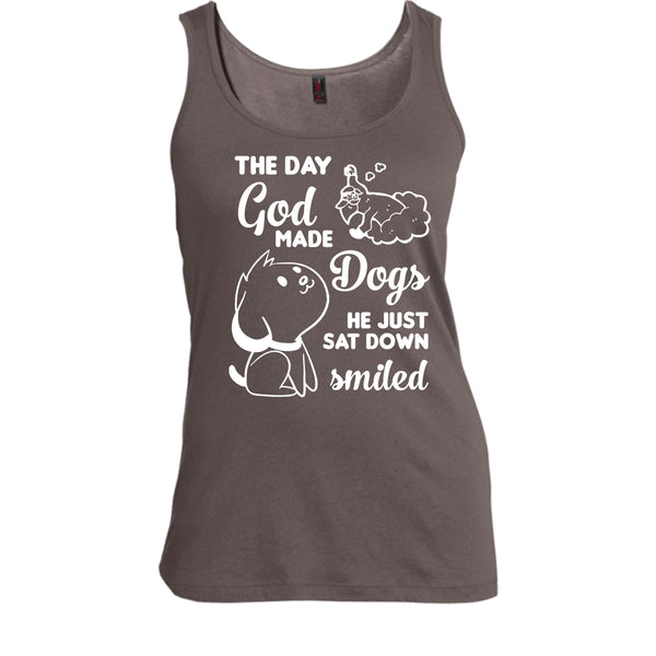 The Day God Made Dogs Shirt, He Just Sat Down Smiled Shirt
