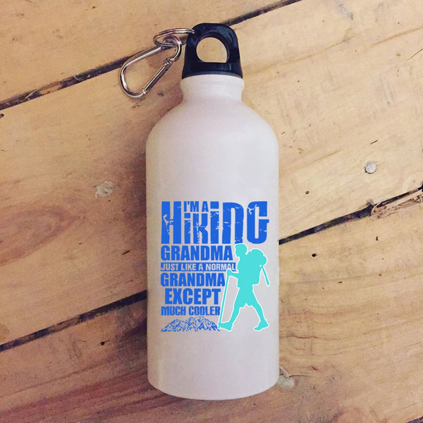I'm A Hiking Grandma 20 oz Stainless Steel Bottle,Cool Hiking Grandmas Outdoor Sports Water Bottle