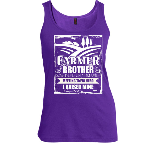 Farmer Brother T Shirt, Coolest Farmer Brother Tank Top