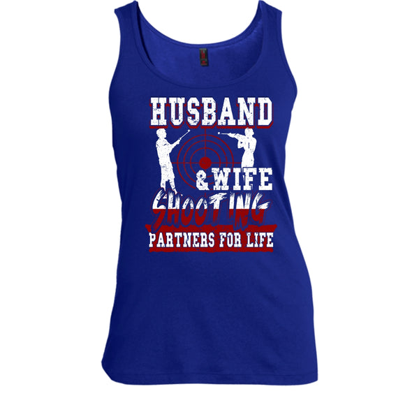 Husband & Wife T Shirt, Shooting Partners For Life T Shirt, Cool T Shirt