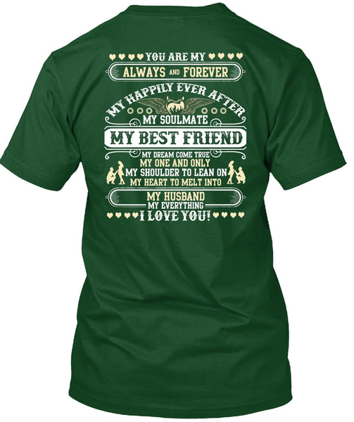 My Husband My Everything T Shirt, I Love You T Shirt
