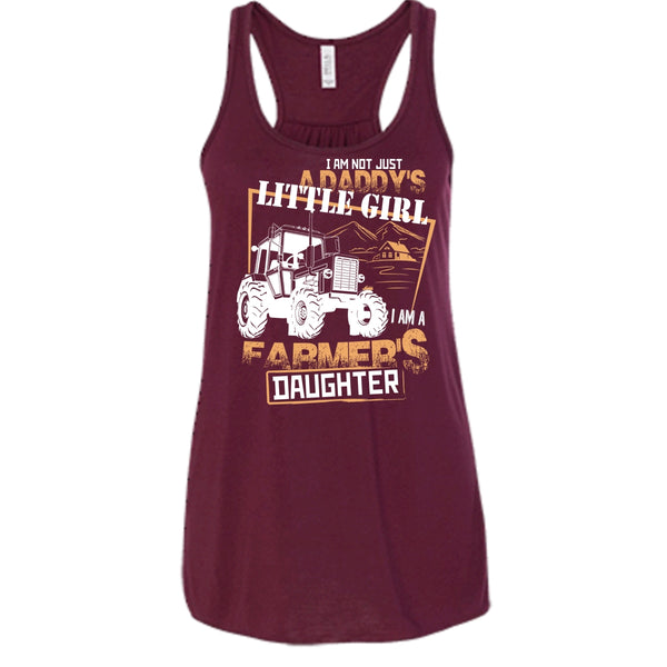 Just A Daddy's Littile Girl T Shirt, I'm A Farmer's Girl Tank Top