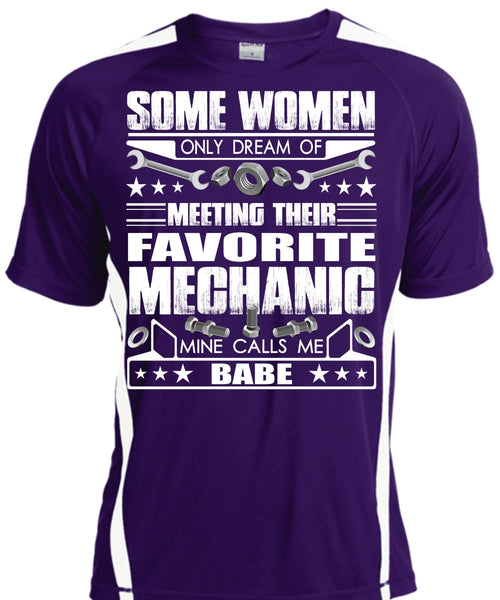 Favorite Mechanic T Shirt, Calls Me Babe T Shirt, Cool Shirt