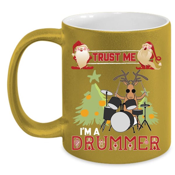 I'm A Drummer Coffee Mug, Funny Gift For Drummer Coffee Cup