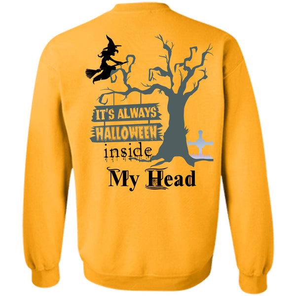 Wait For Halloween T Shirt, It's Always Halloween Inside My Head Sweatshirt