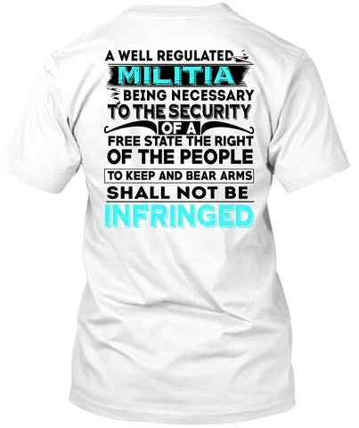 A black t-shirt with the shopify logo