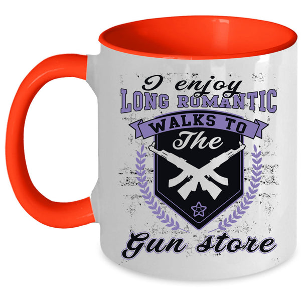 Cute Couple Coffee Mug, I Enjoy Long Romantic Accent Mug