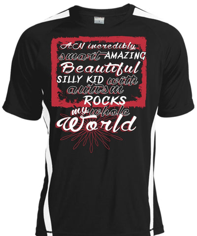 A black t-shirt with the shopify logo