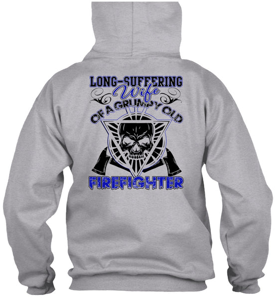 Long - Suffering Wife T Shirt, I Love Firefighter T Shirt