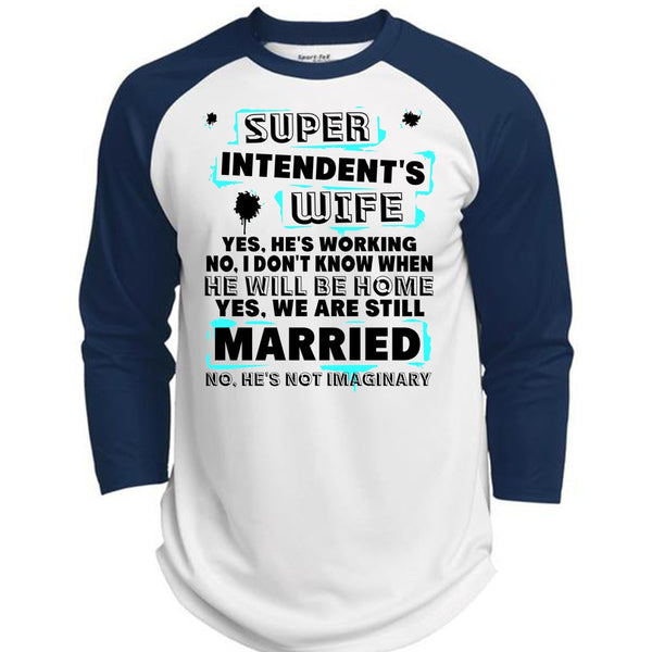 Intendent's Wife T Shirt, I Love Wife T Shirt, Awesome T-Shirts  (Polyester Game Baseball Jersey)