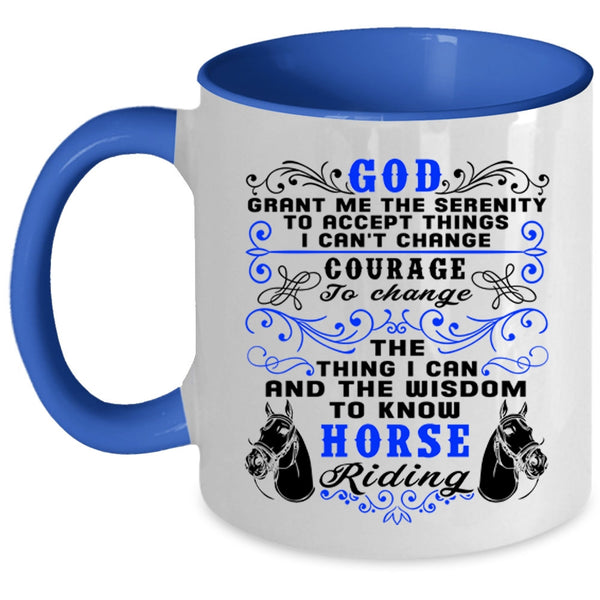 Funny Gift For Equestrian Coffee Mug, Horse Riding Accent Mug