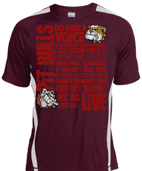 Pit Bulls Do Have A Voice T Shirt, I Love Pit Bull T Shirt, Cool Shirt