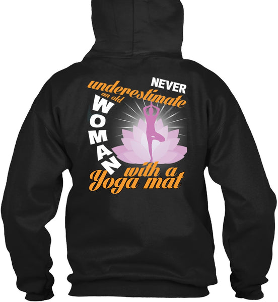 Old Woman With A Yoga Mat T Shirt, My Favorite T Shirt