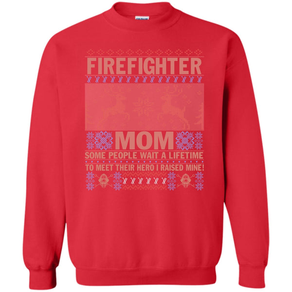 Coolest Firefighter Mom Ever T Shirt, Merry Christmas Gift Sweatshirt