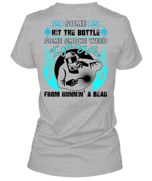 I Get My Fix T Shirt, I Love Welding T Shirt