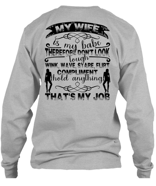 My Wife Is My Babe T Shirt, I Love Husband T Shirt