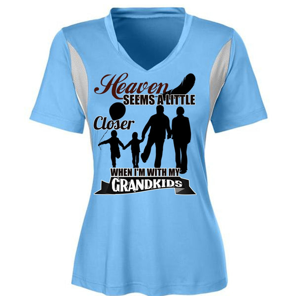 I'm With My Grandkids T Shirt, Heaven Seems A Little Closer T Shirt