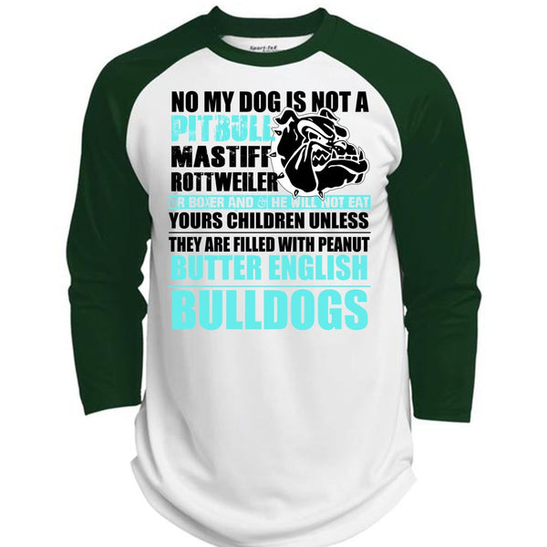 No My Dog Is Not A Pit Bull T Shirt, I Love Pit Bull T Shirt, Awesome T-Shirts  (Polyester Game Baseball Jersey)