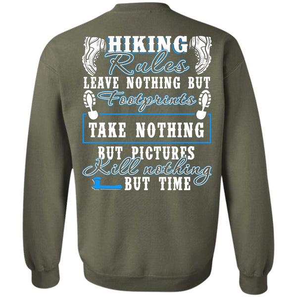 Footprint T Shirt, I Love Hiking Sweatshirt