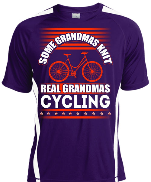 Some Grandmas Knit T Shirt, Real Grandmas Cycling T Shirt, Cool Shirt