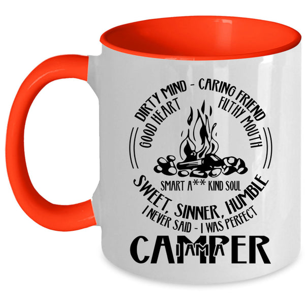 Cool Gift For Camper Coffee Mug, I Am A Camper Accent Mug