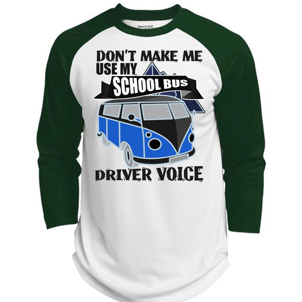 My School Bus Driver Voice T Shirt, I Love Bus T Shirt, Awesome T-Shirts  (Polyester Game Baseball Jersey)