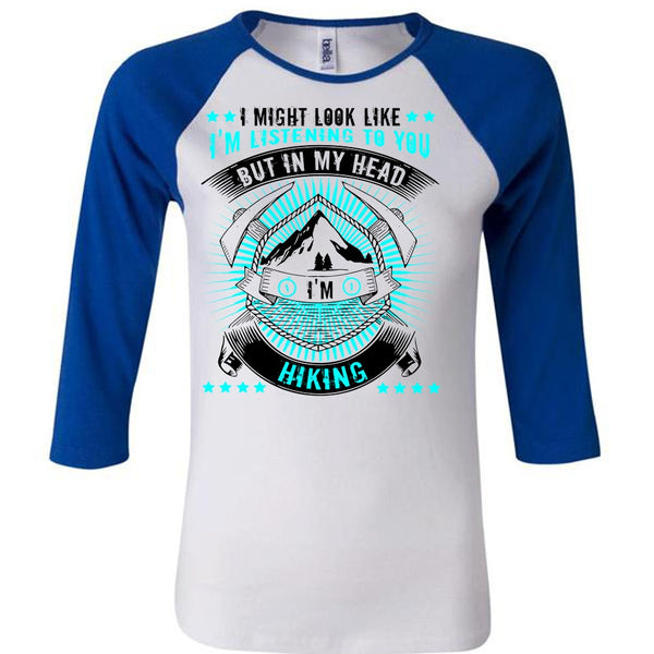 In My Head I'm Hiking T Shirt, I Love Hiking T Shirt, Awesome T-Shirts
