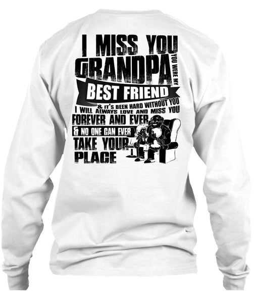 I Miss You Grandpa T Shirt, I Love Grandpa T Shirt
