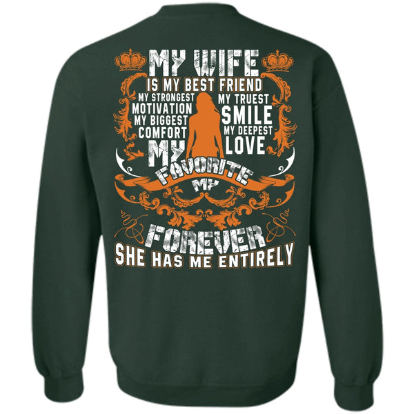 My Love My Favorite T Shirt, I Love Wife Sweatshirt